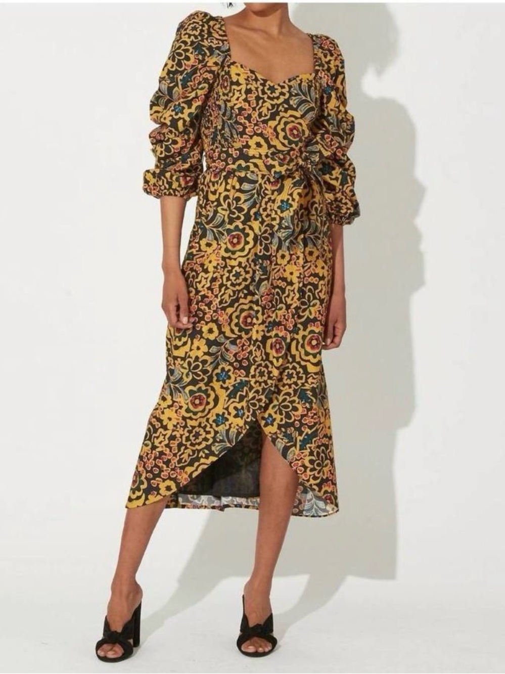 CLEOBELLA solange midi dress in matisse Used once